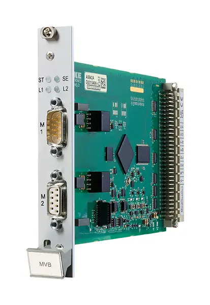 EKE-Trainnet&reg; MVB module for communication and data exchange on Multifunction Vehicle Bus train networks.